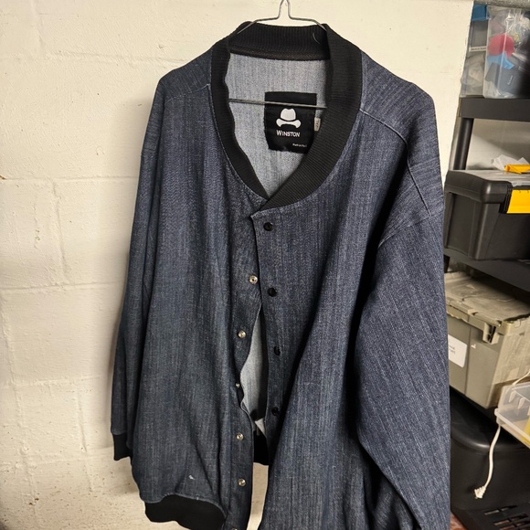 Dark blue Denim jacket size XL Winston brand - Picture 1 of 3